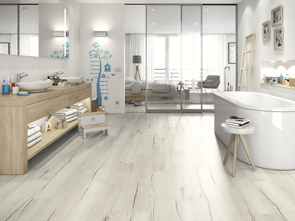 Ламинат Egger Home Classic 4V Aqua+ CT EHL105 Дуб Крестон білий