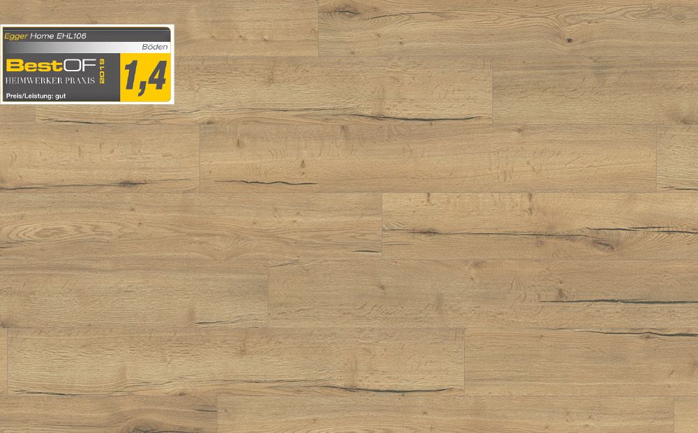 Ламинат Egger Home Large EHL106 Дуб Крестон натуральный