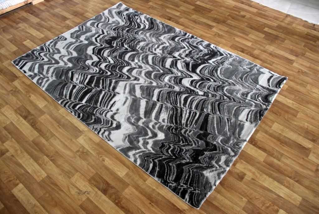 Ковер LOW CANYON 122BA d.grey/grey