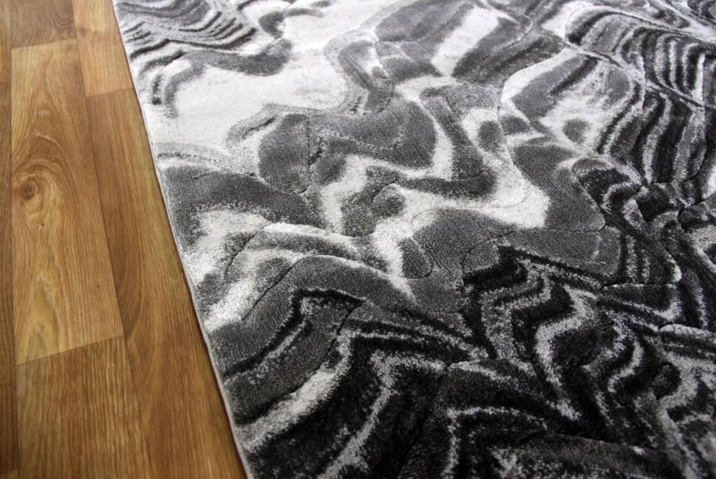 Ковер LOW CANYON 122BA d.grey/grey