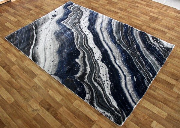 Ковер LOW CANYON 121HA d.blue/d.grey