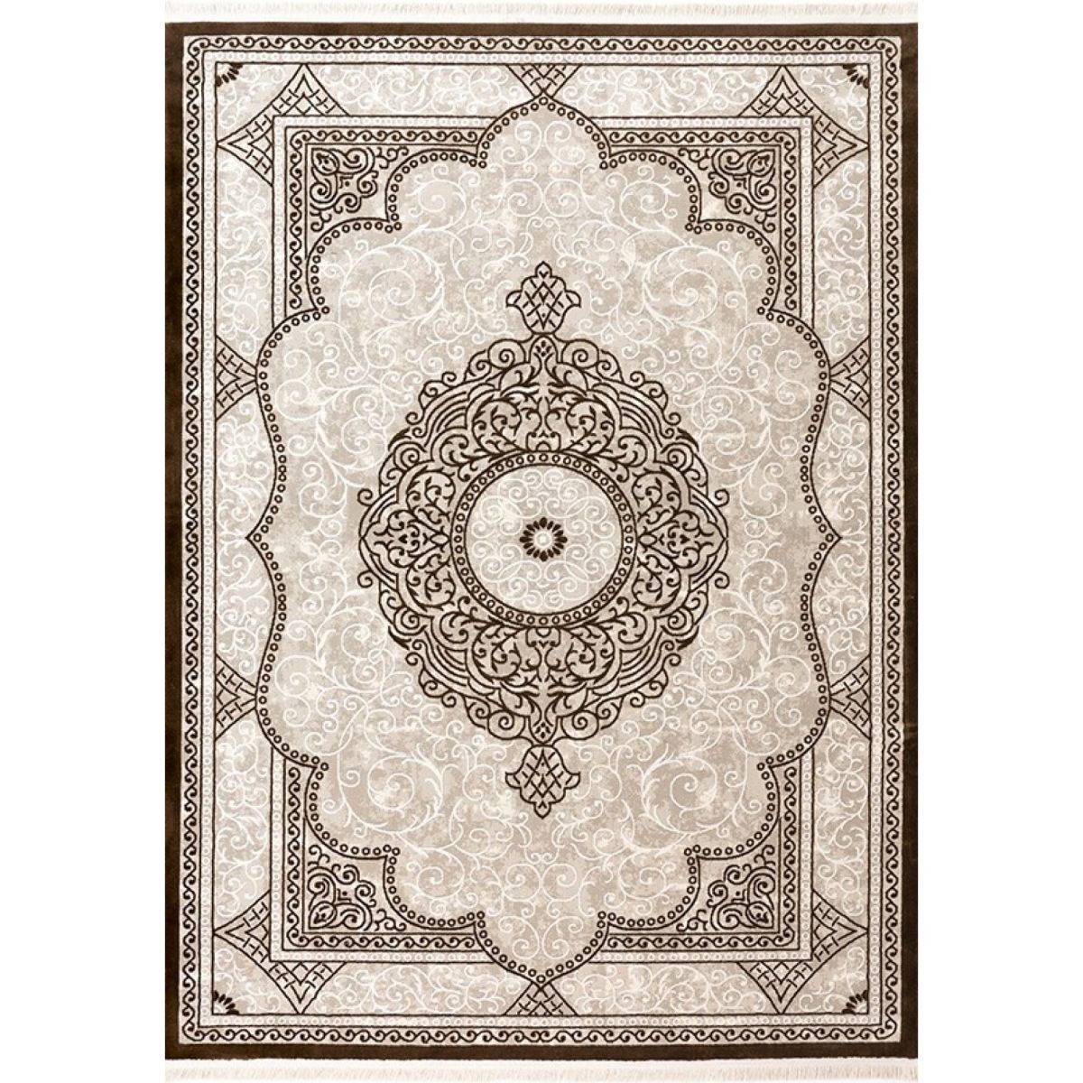 Ковёр Greencarpet Tempo 135ZB C. POLY. IVORY / BROWN