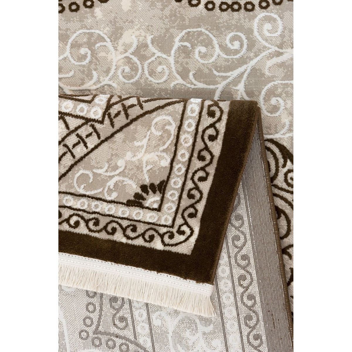 Ковёр Greencarpet Tempo 135ZB C. POLY. IVORY / BROWN