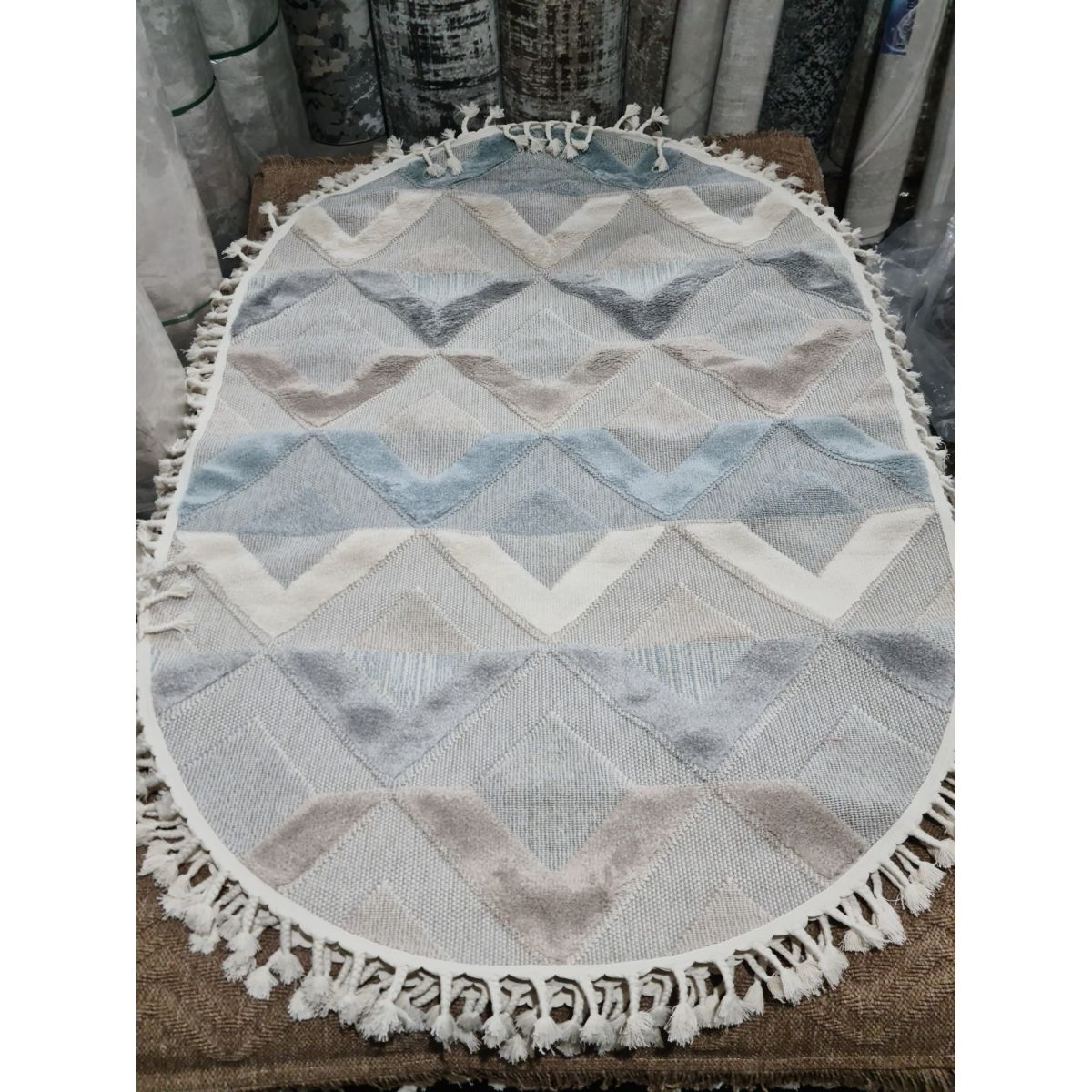 Килим Greencarpet Gabbana GM76A L.BLUE