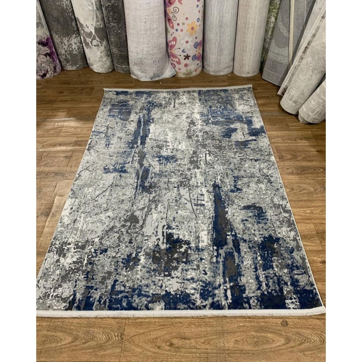 Ковёр Greencarpet Imparator 02835B L.GREY/BLUE
