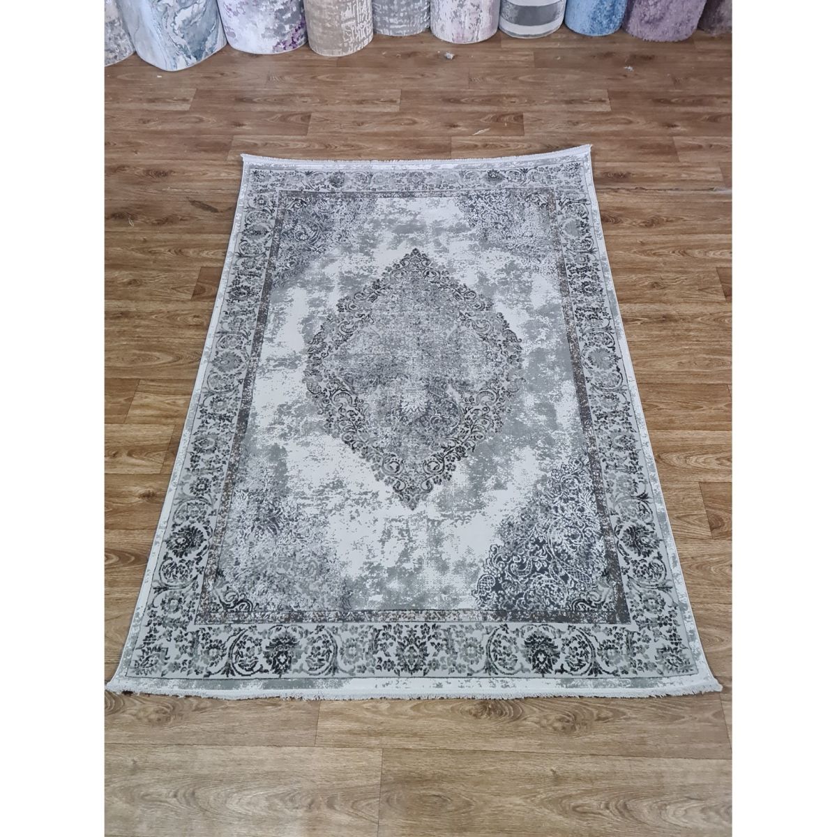 Ковёр Greencarpet Imparator 03888C L.GREY/D.GREY