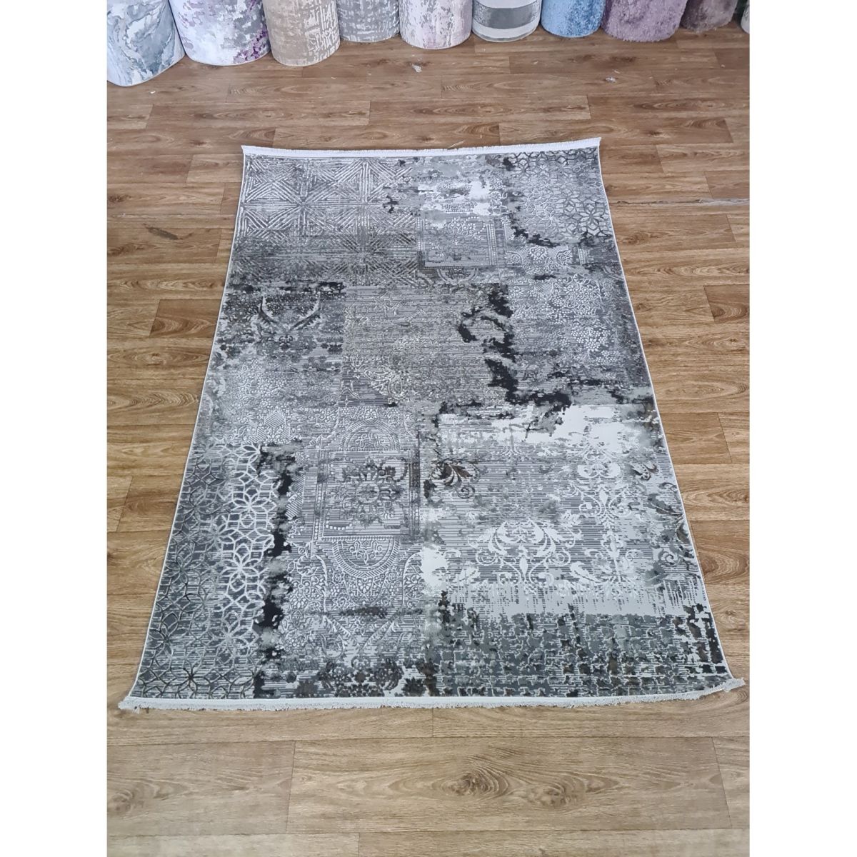 Ковёр Greencarpet Imparator 04422A L.GREY/D.GREY