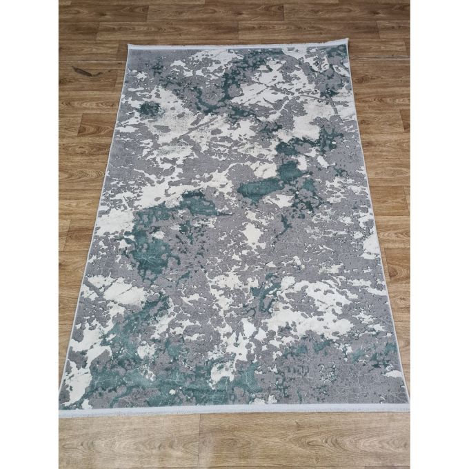 Килим Greencarpet Luxury 05917A TURQUOISE / D.GREY HB