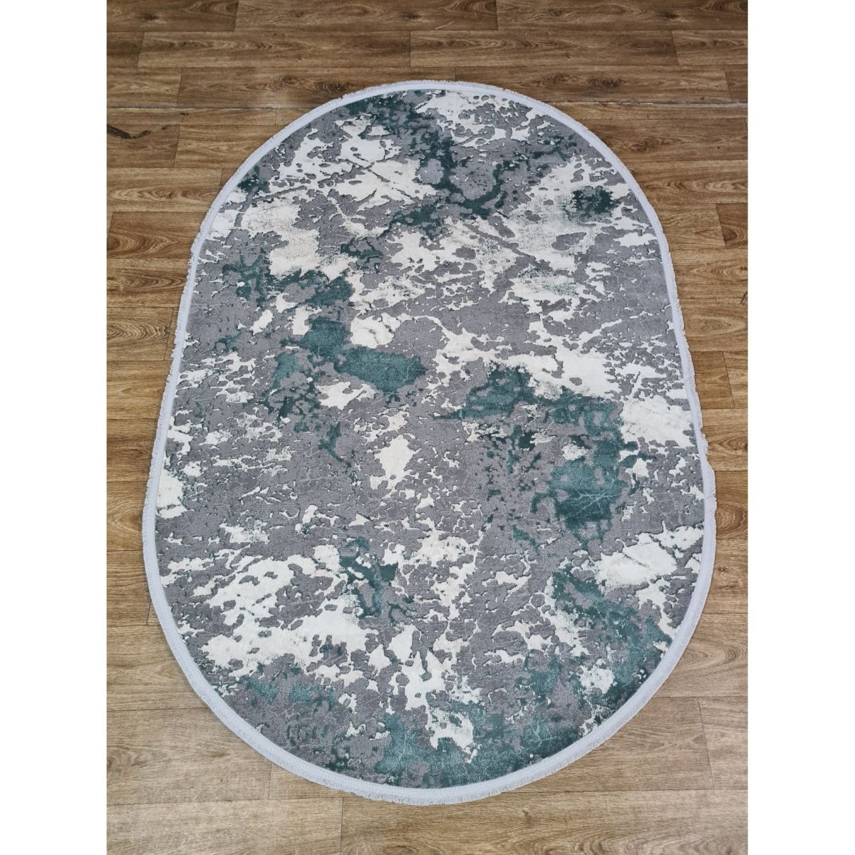 Ковёр Greencarpet Luxury 05917A TURQUOISE / D.GREY HB