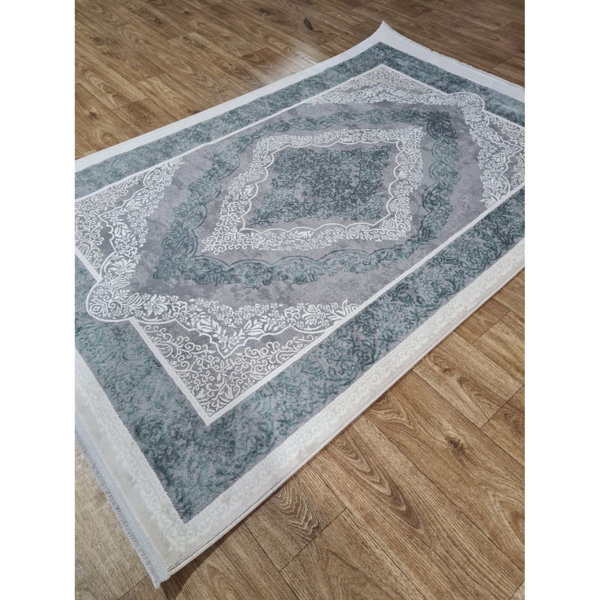 Ковёр Greencarpet Luxury 05986D BEIGE / L.TURQUOISE