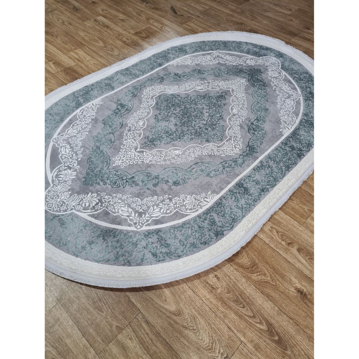 Ковёр Greencarpet Luxury 05986D BEIGE / L.TURQUOISE