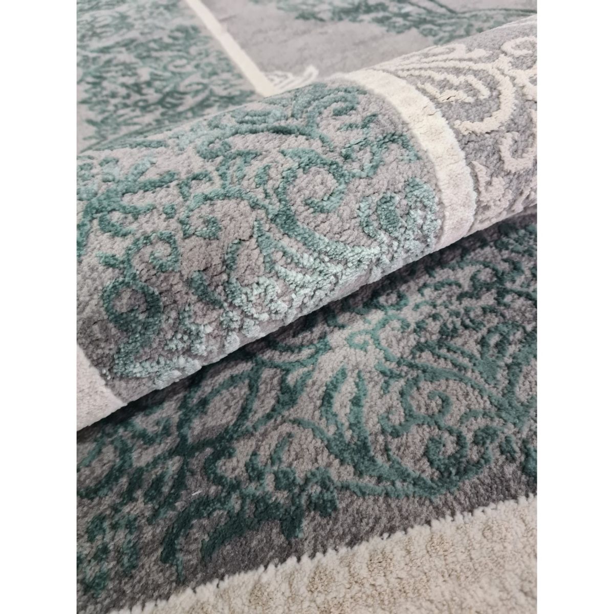 Ковёр Greencarpet Luxury 05986D BEIGE / L.TURQUOISE