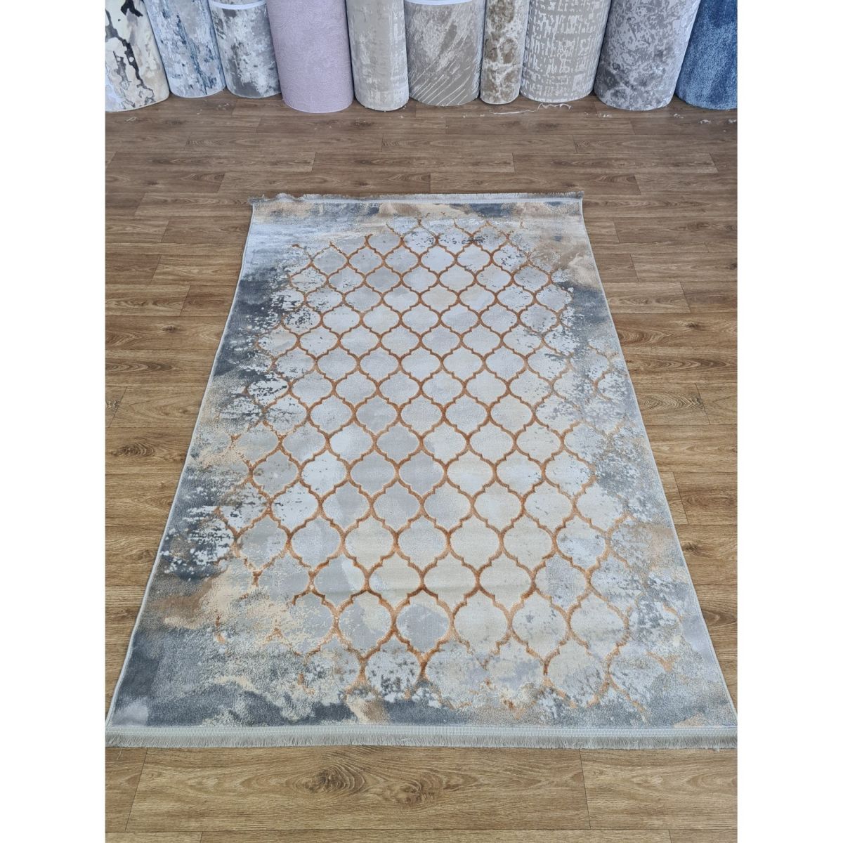 Килим Greencarpet Moda 5758 BEIGE HB / GOLD FLOS