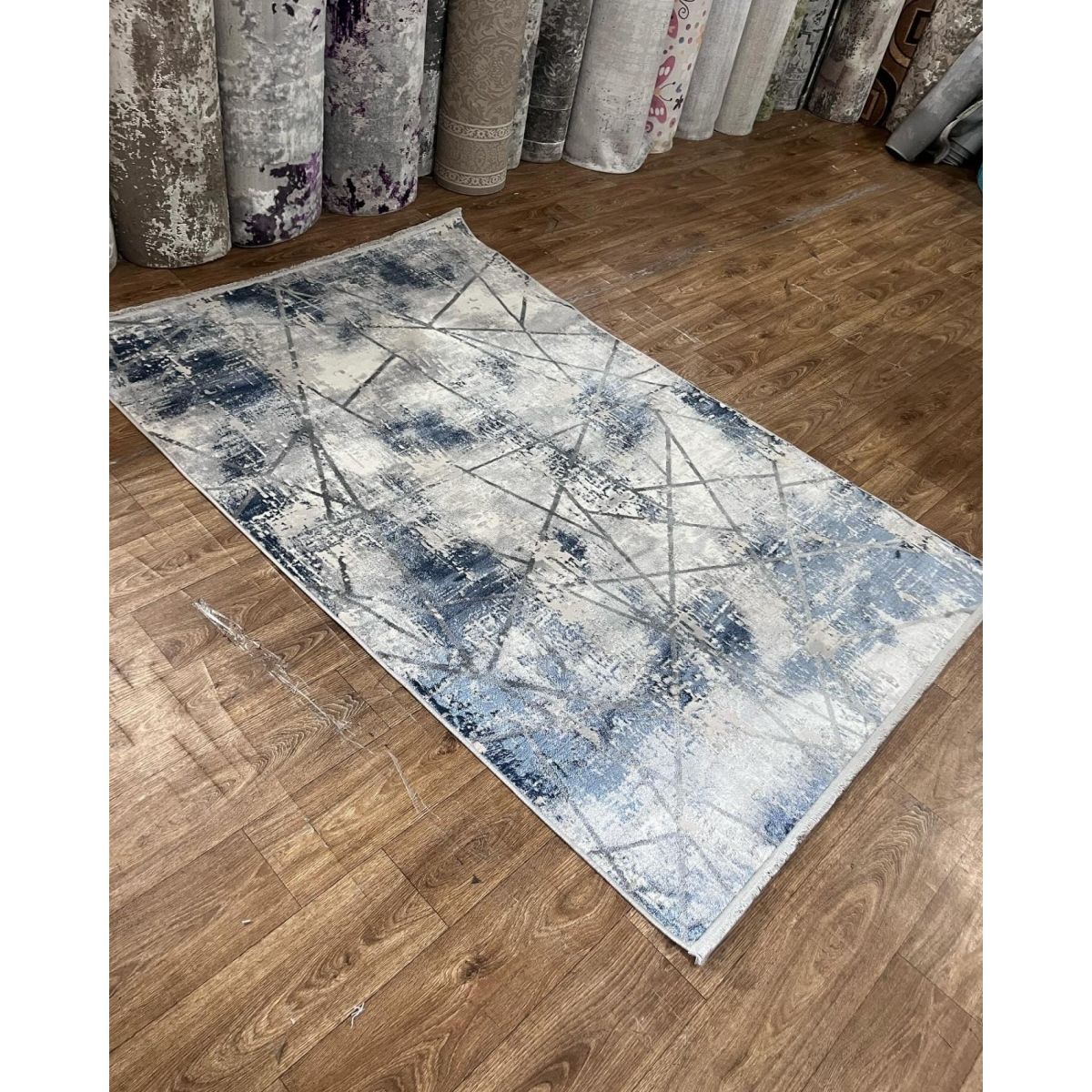 Ковёр Greencarpet Moda 8259A L.BLUE / D.GREY