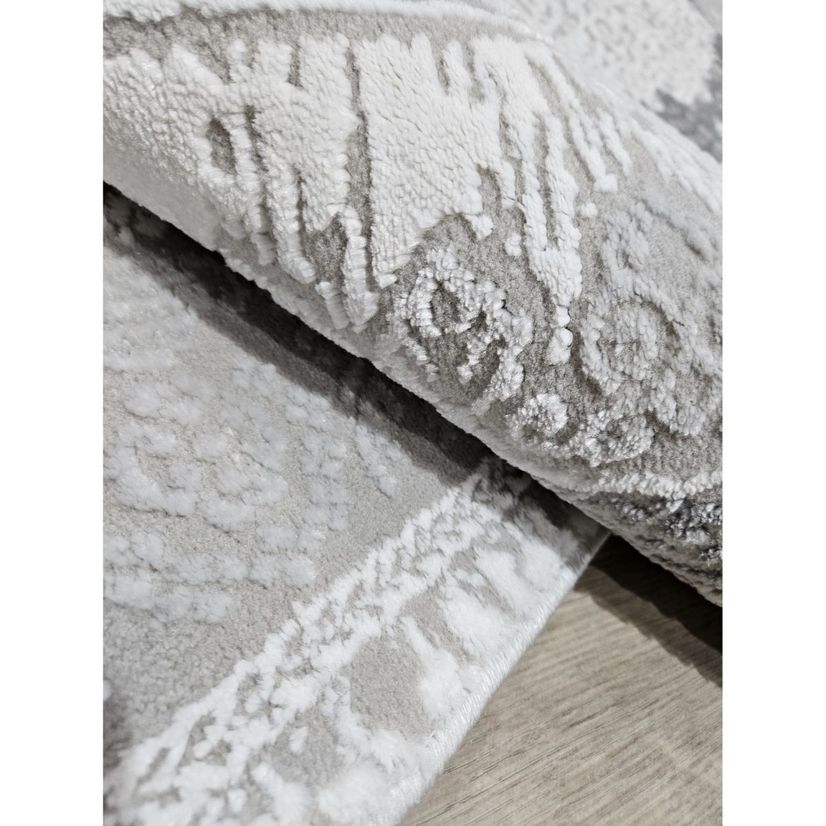 Ковёр Greencarpet MONOX T066A CREAM / SILVER