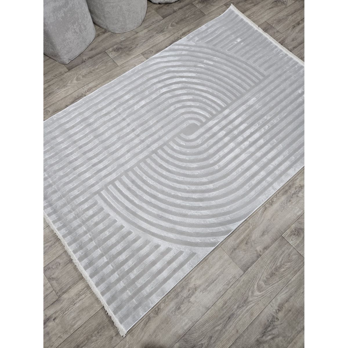 Ковёр Greencarpet MONOX T067A SILVER / L.GREY