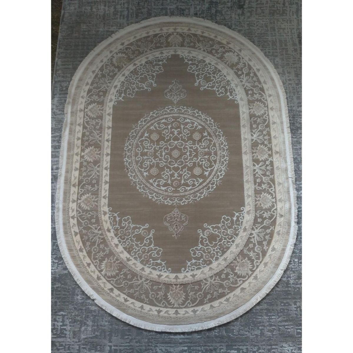 Ковёр Greencarpet Odessa 01590D POLY. IVORY / POLY. BROWN