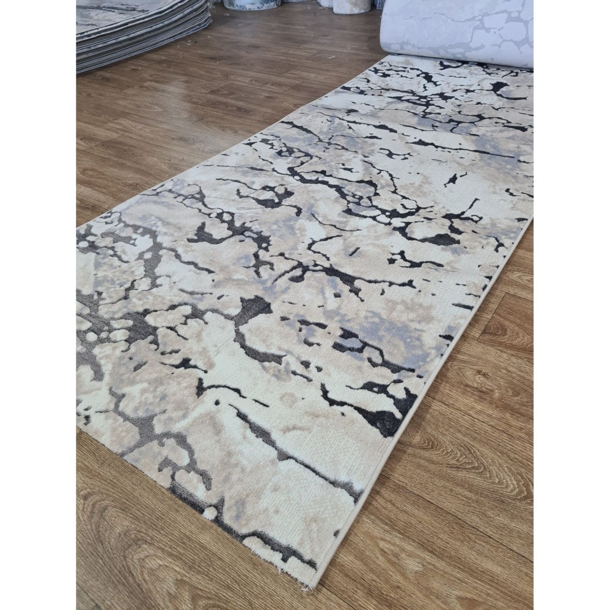 Килимова доріжка Greencarpet Moda 3831A BEIGE / L.GREY