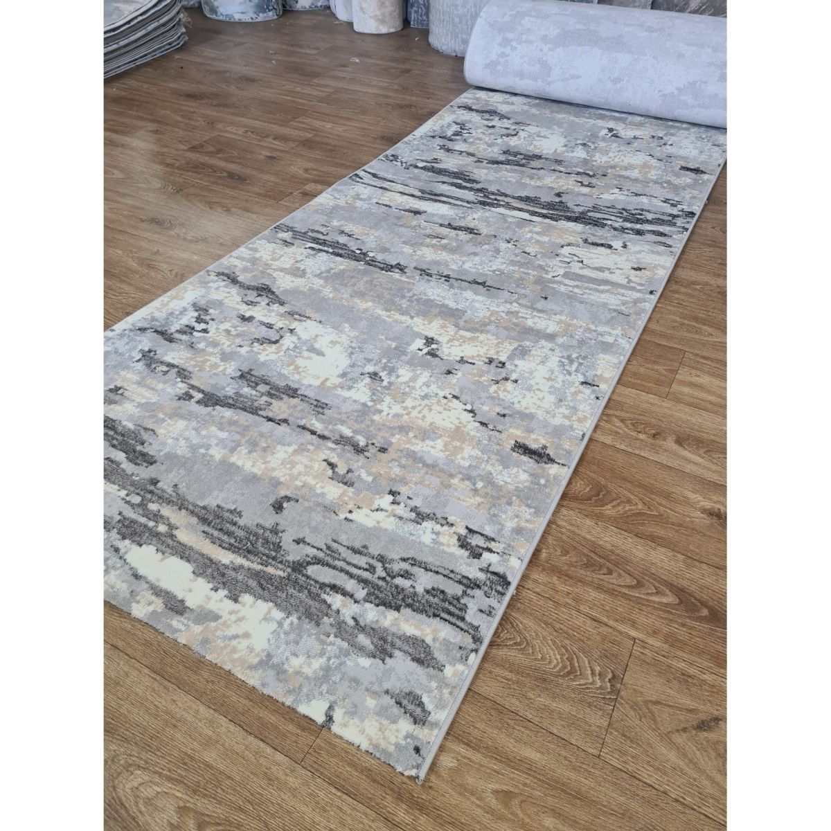 Килимова доріжка Greencarpet Moda 4559 BEIGE / L.GREY