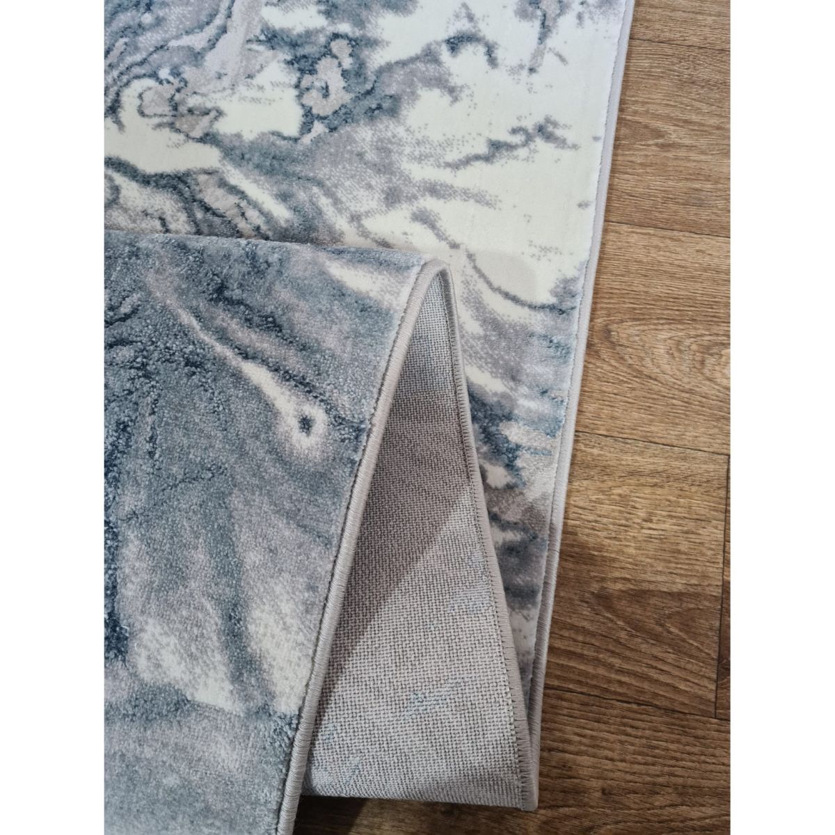Килимова доріжка Greencarpet Moda 5201A L.BLUE / D.GREY