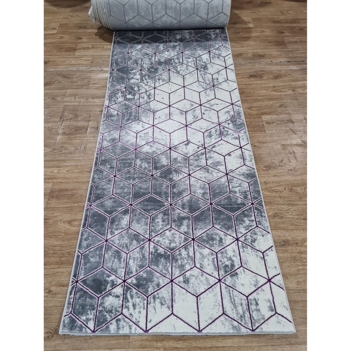Килимова доріжка Greencarpet Moda 5503 LILAC/L.GREY