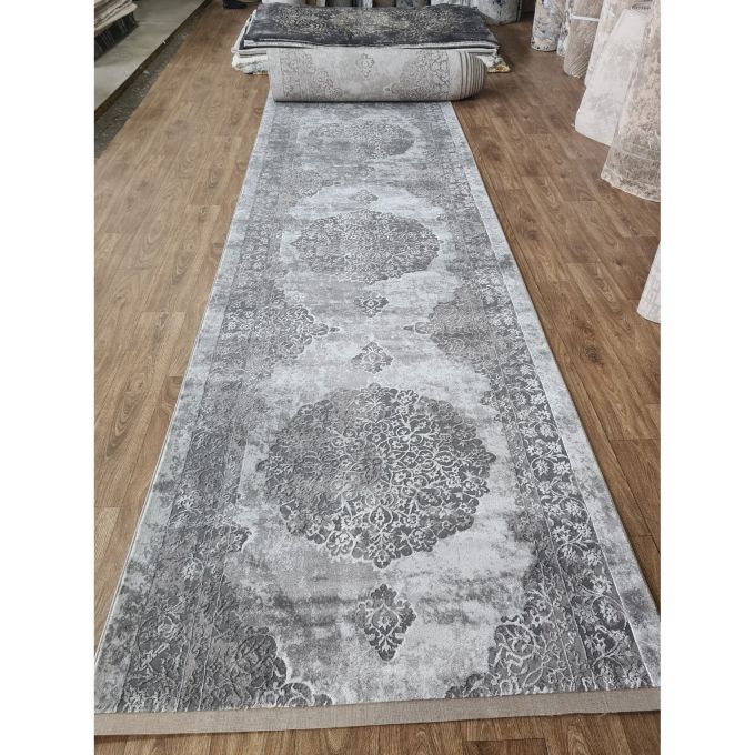 Килимова доріжка Greencarpet Odessa 08126H P.GREY / C. POLY. GREY
