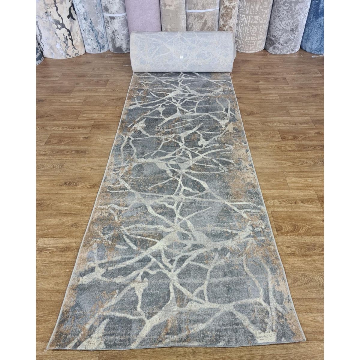 Ковровая дорожка Greencarpet Picasso 5790C L.GREY / L.GREY