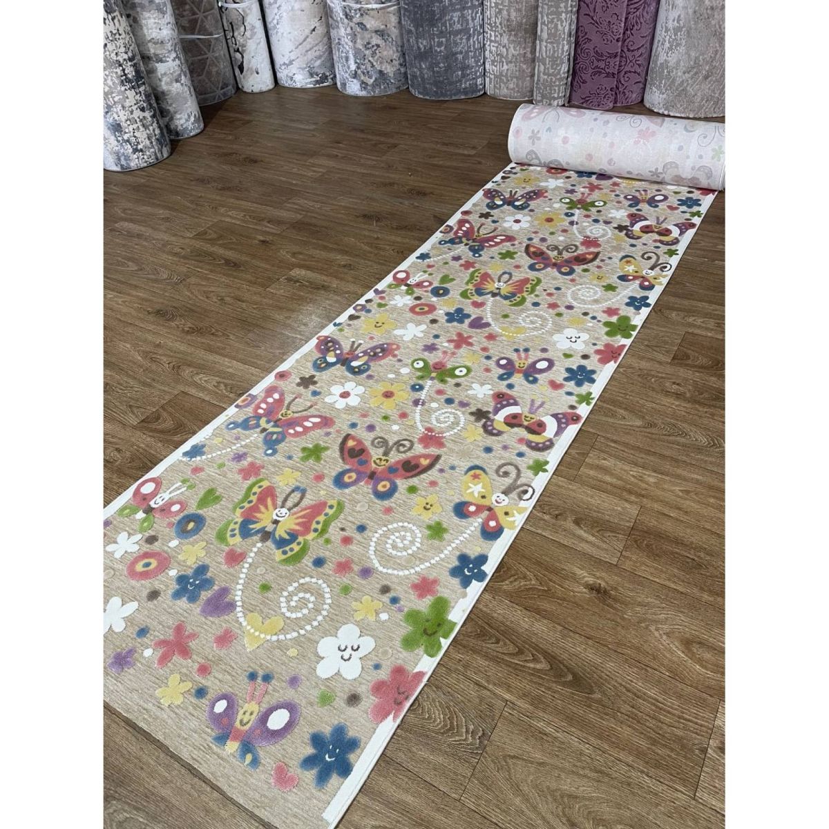 Ковровая дорожка Greencarpet Yazz 8880 IVORY/D.BEIGE