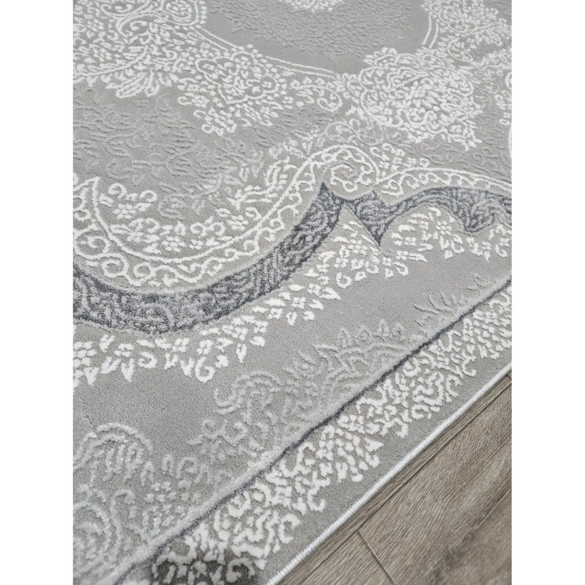 Ковёр Greencarpet MONOX T064B CREAM / SILVER