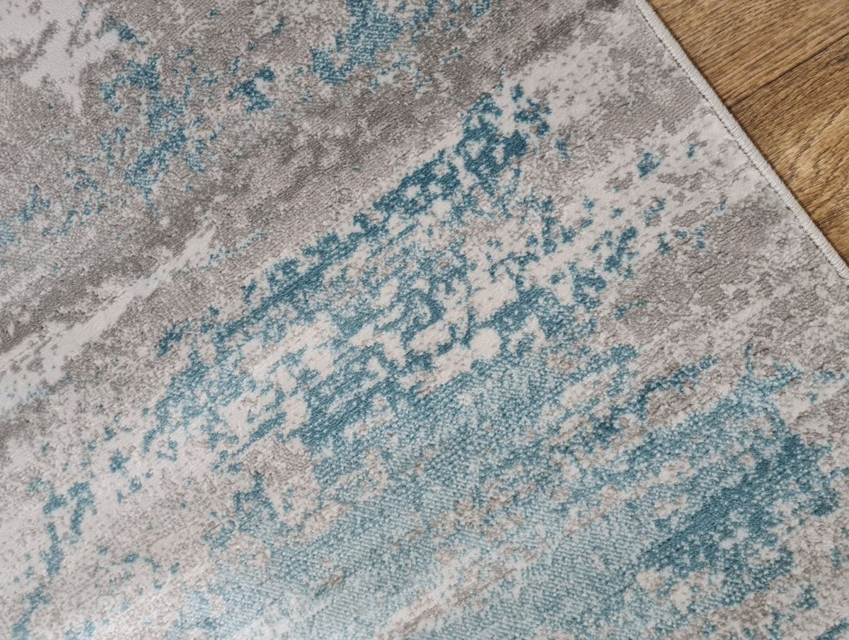 Килимова доріжка Greencarpet Beyonce 0159YA GREY / L. BLUE