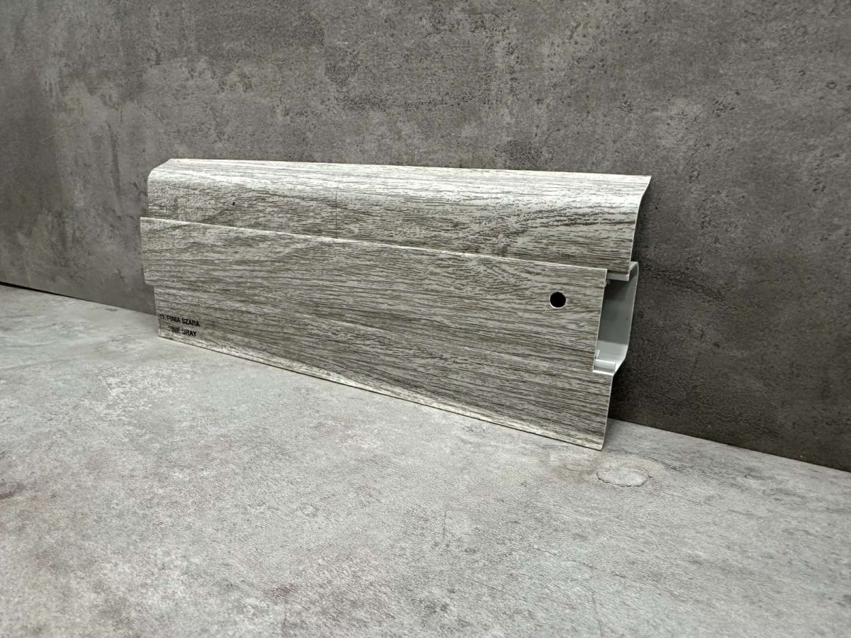 Плинтус Salag SG 75 I9 Pine Gray