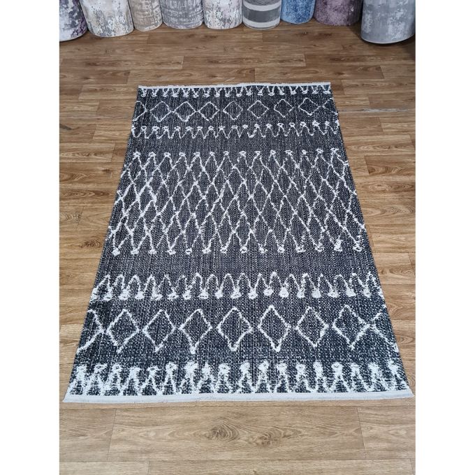 Килим Greencarpet Dekoratif SHR002 BLACK/CREAM
