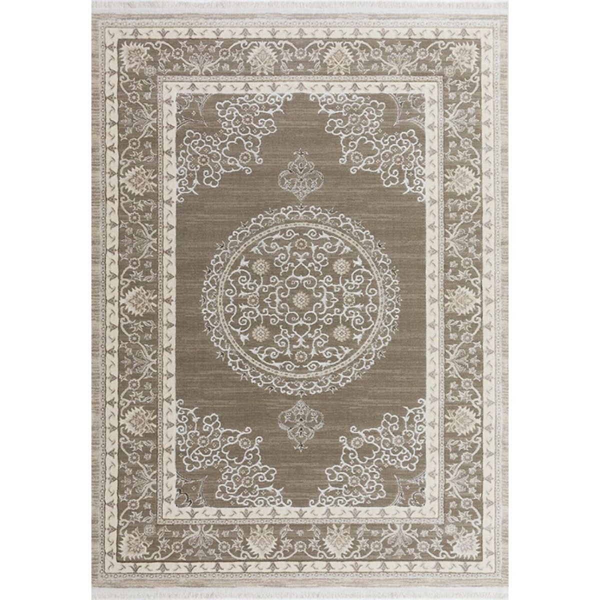 Килим Greencarpet Odessa 01590D POLY. IVORY / POLY. BROWN
