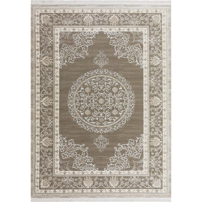 Килим Greencarpet Odessa 01590D POLY. IVORY / POLY. BROWN