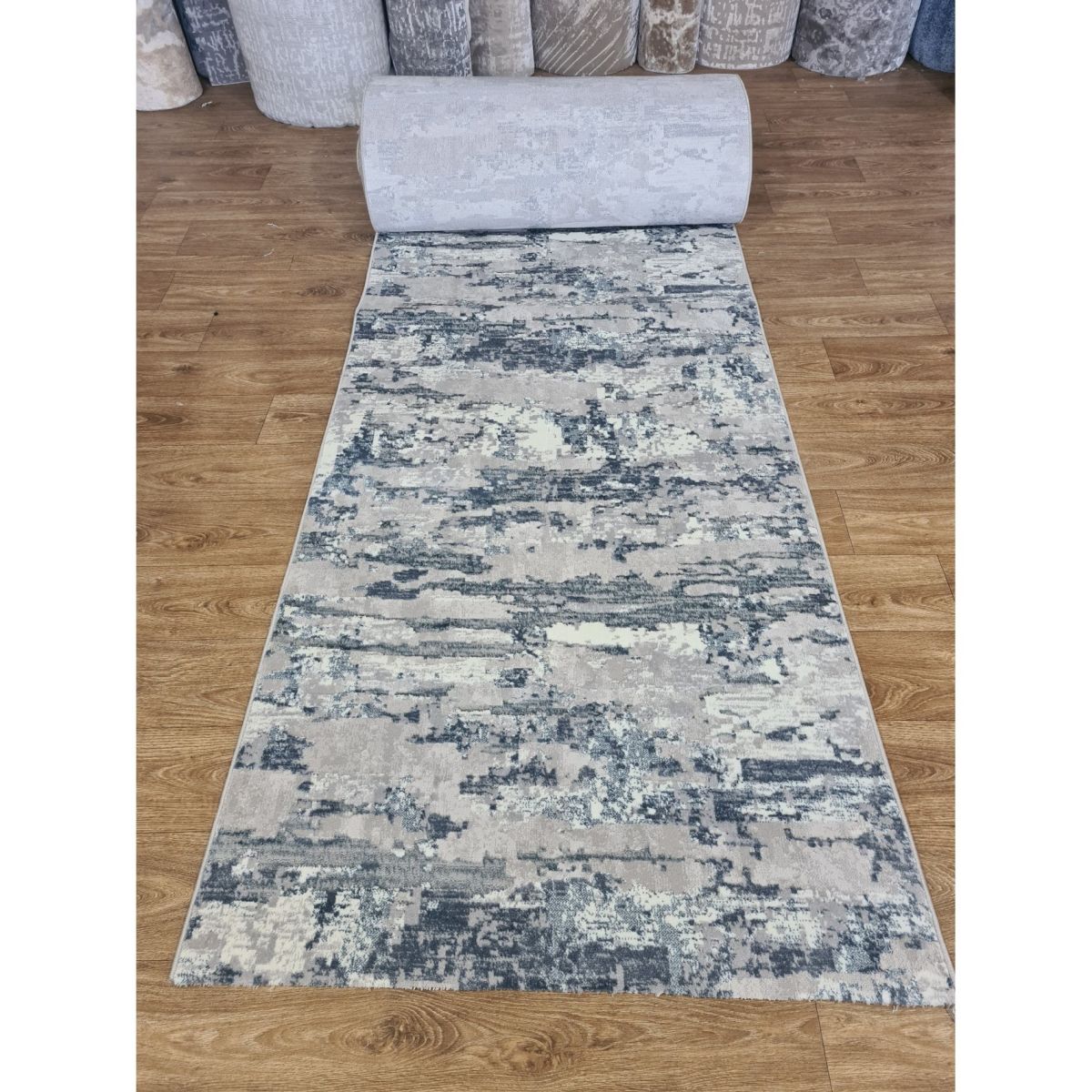 Ковровая дорожка Greencarpet Moda 4559 L.BLUE / GREY