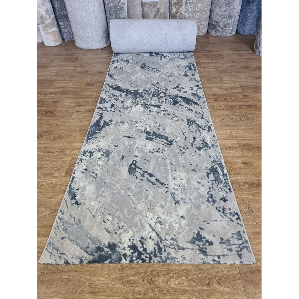 Ковровая дорожка Greencarpet Moda 4576 L.BLUE / GREY