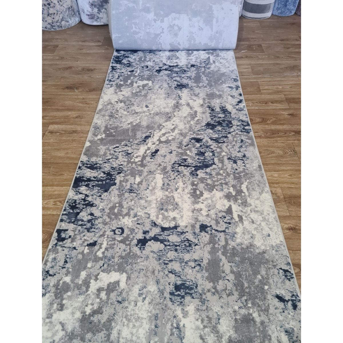 Ковровая дорожка Greencarpet Moda 4591A L.BLUE / L.GREY