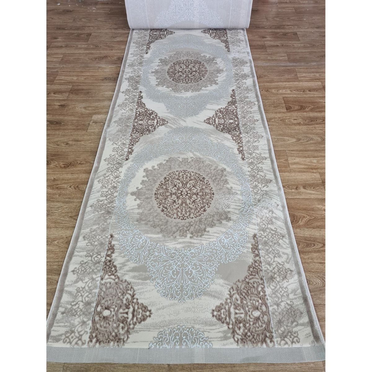 Ковровая дорожка Greencarpet Odessa 0115CD POLY.IVORY/POLY.BEIGE