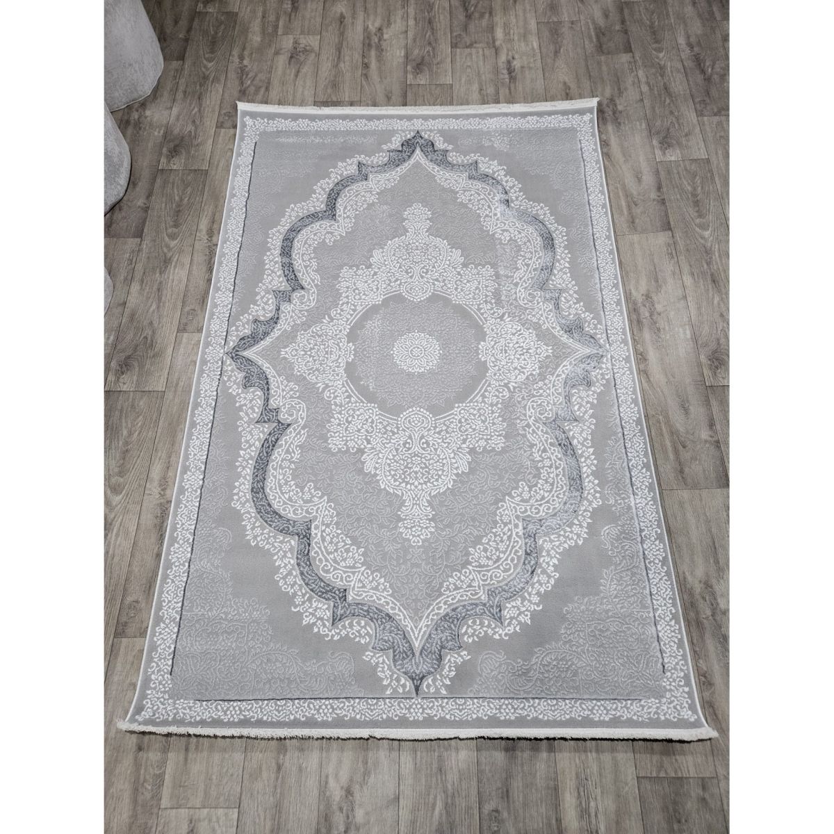 Ковёр Greencarpet MONOX T064B CREAM / SILVER