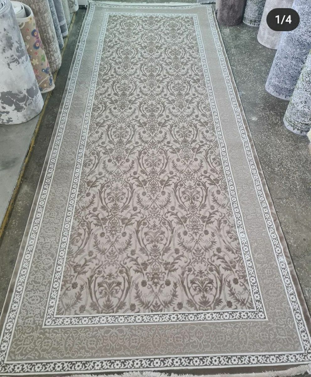 Килим Greencarpet Tempo 8125 L.BROWN/BEIGE