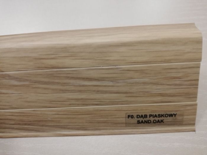 Плинтус Salag SG 75 F0 Sand Oak